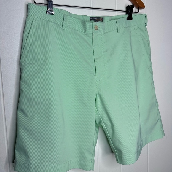 Peter Millar Crown Sport WICKING Striped Golf Shorts - Picture 2 of 9